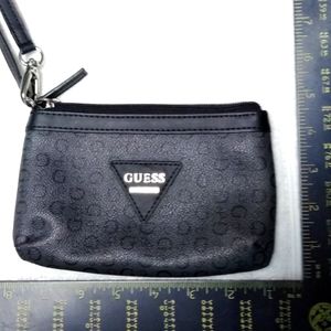Black Guess wristlet